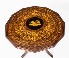 19th Century Italian Sorrento Tilt-Top Occasional Table