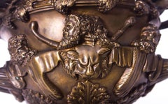 19th Century French Grand Tour Bronze Model of Warwick Vase