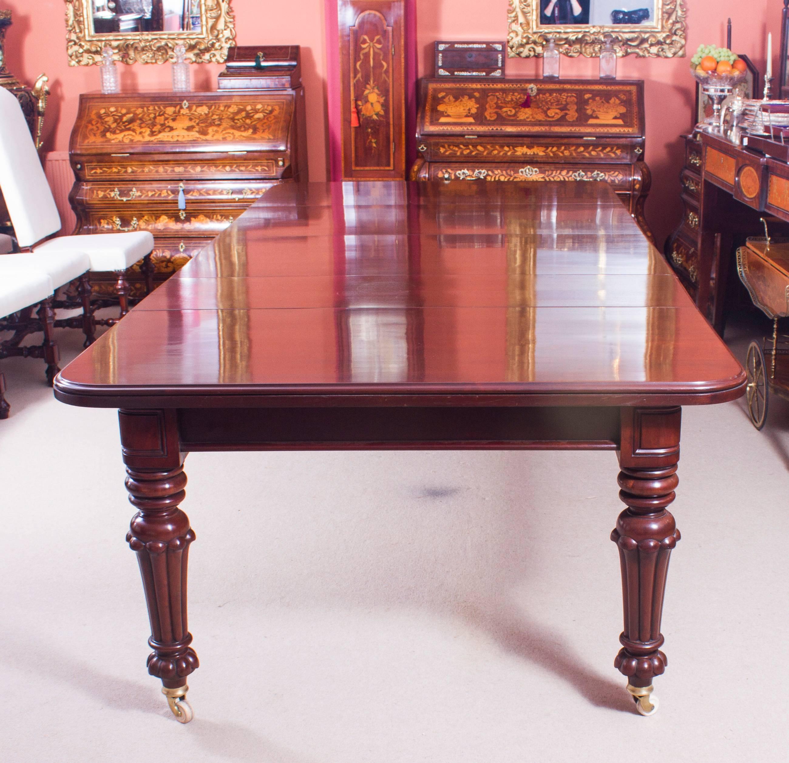 mahogany extending dining table and chairs