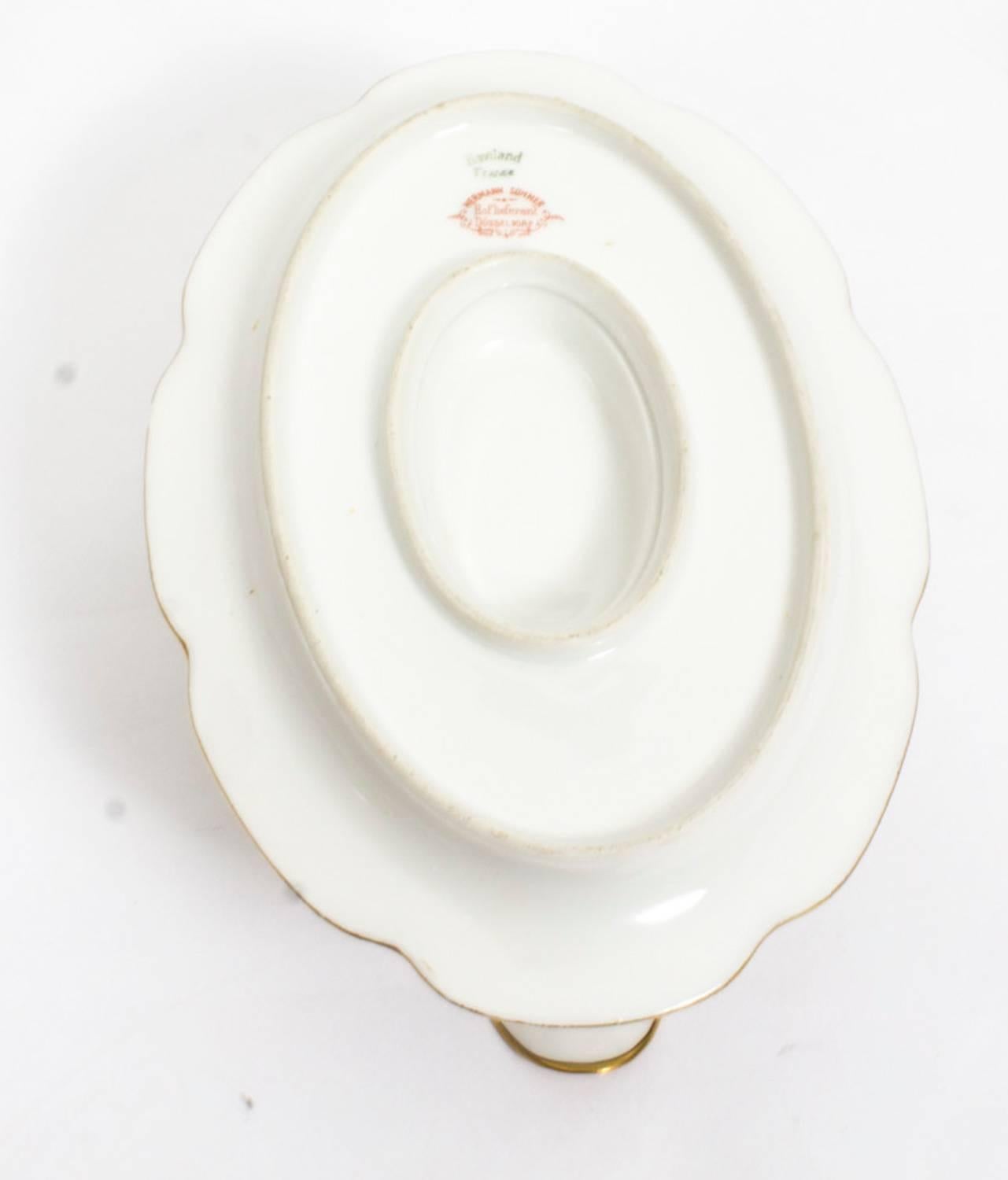 Early 20th Century Limoges Haviland & Co Porcelain 12 x Dinner Service  4