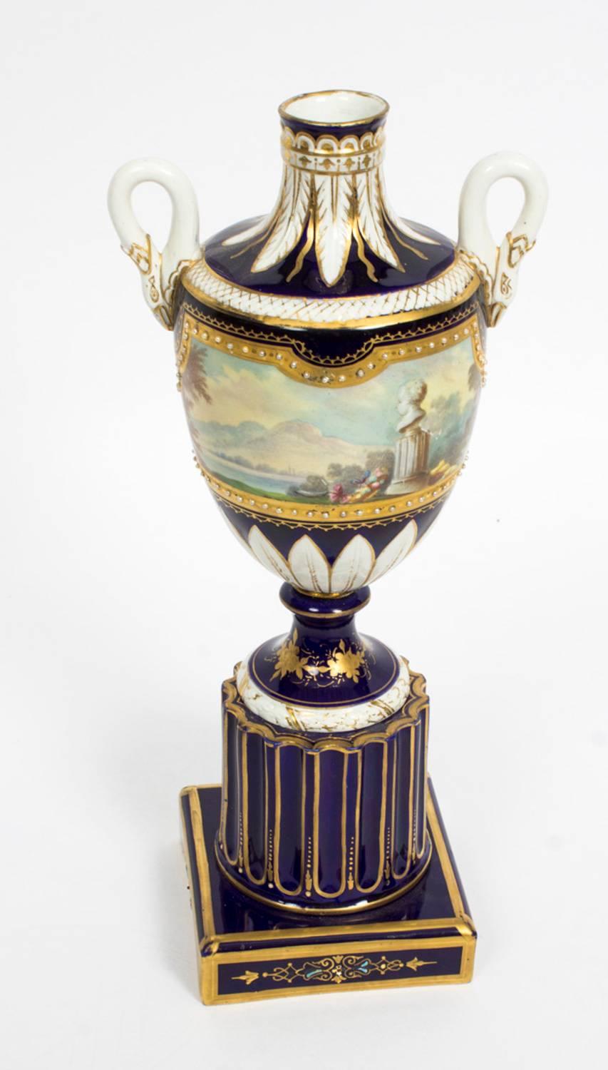 antique french porcelain vases