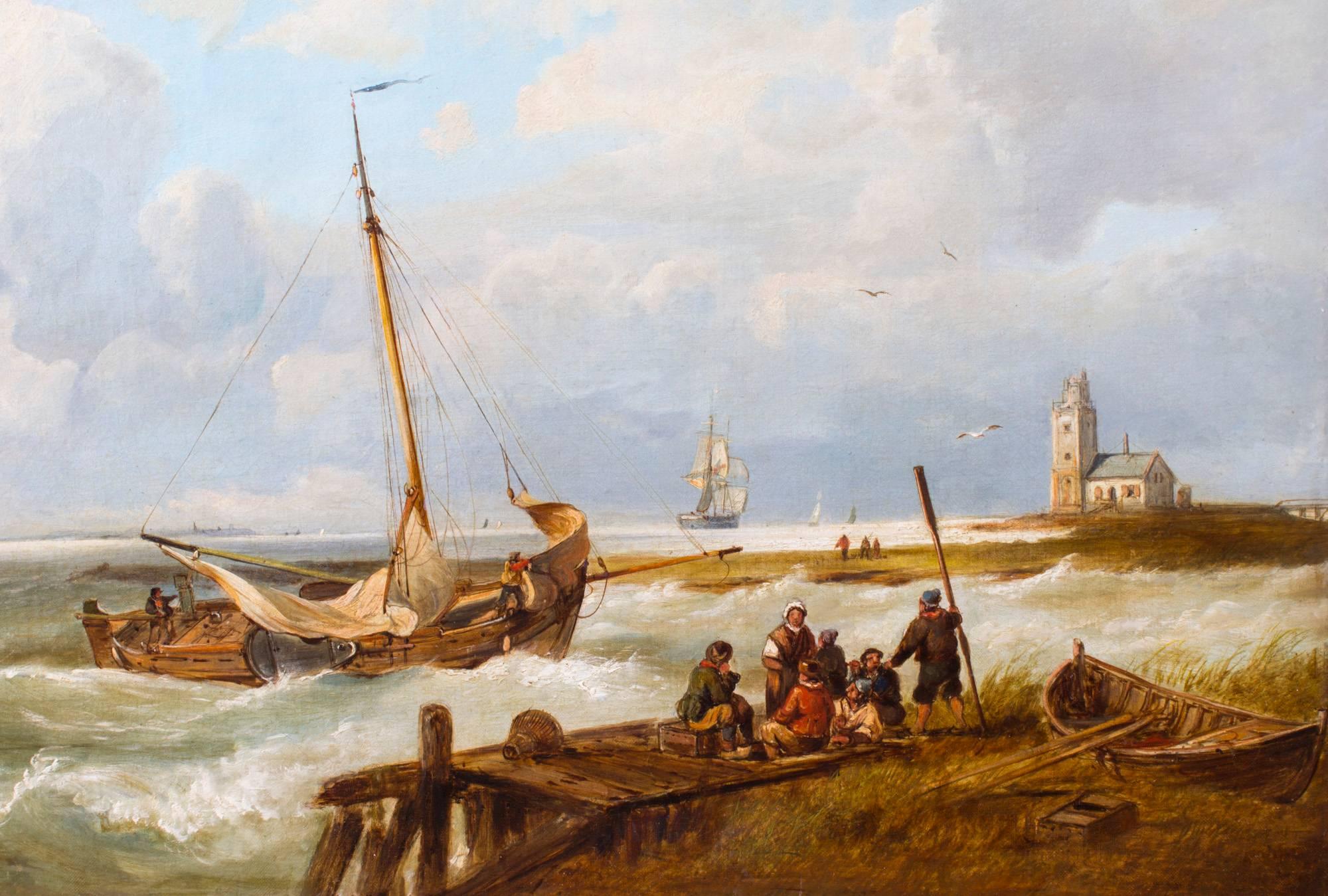 coastal scene painting