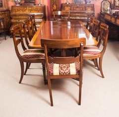 Vintage Dining Table by William Tillman, Harrods and Ten Chairs