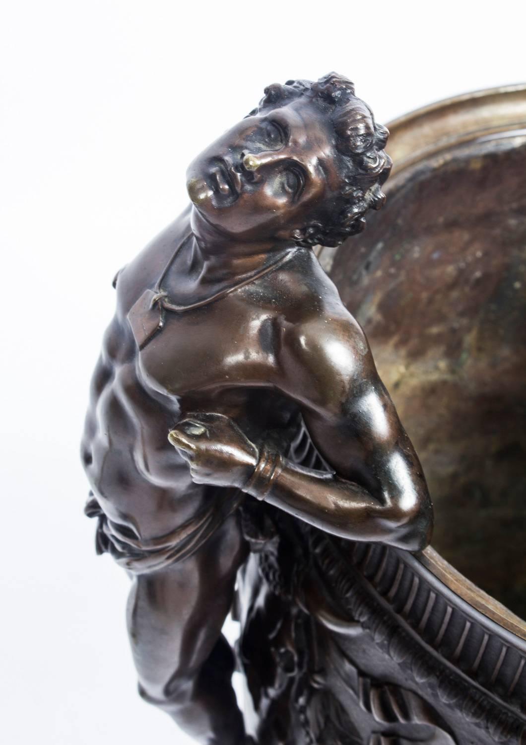 Antique Grand Tour Barbedienne Style Bronze Urn, 19th Century 4
