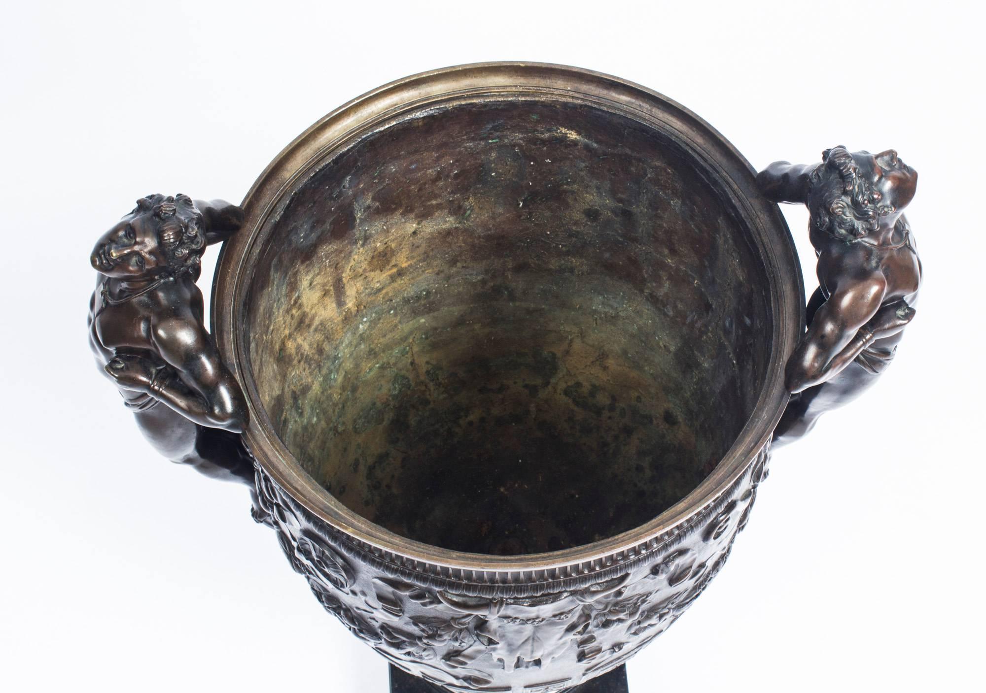 Antique Grand Tour Barbedienne Style Bronze Urn, 19th Century 3