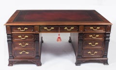 Early 20th Century Partners Desk by Harrods "The Gillows Model"