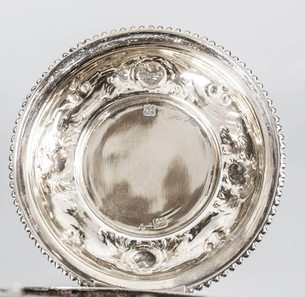 Antique Victorian Silver and Crystal Claret Jug Ewer W & G Sissons, 1864 2