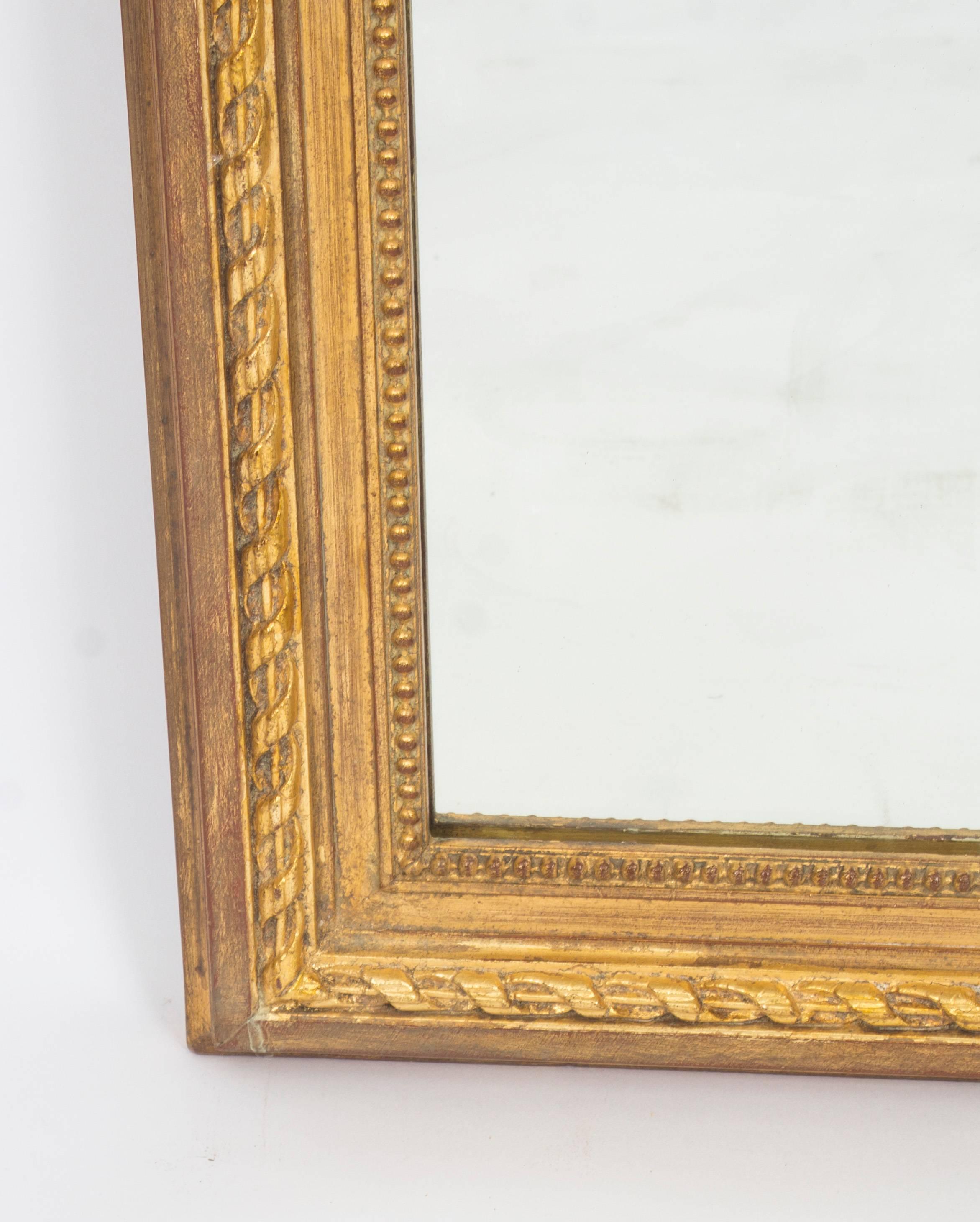 19th Century George II Style Parcel-Gilt Wall Mirror 3