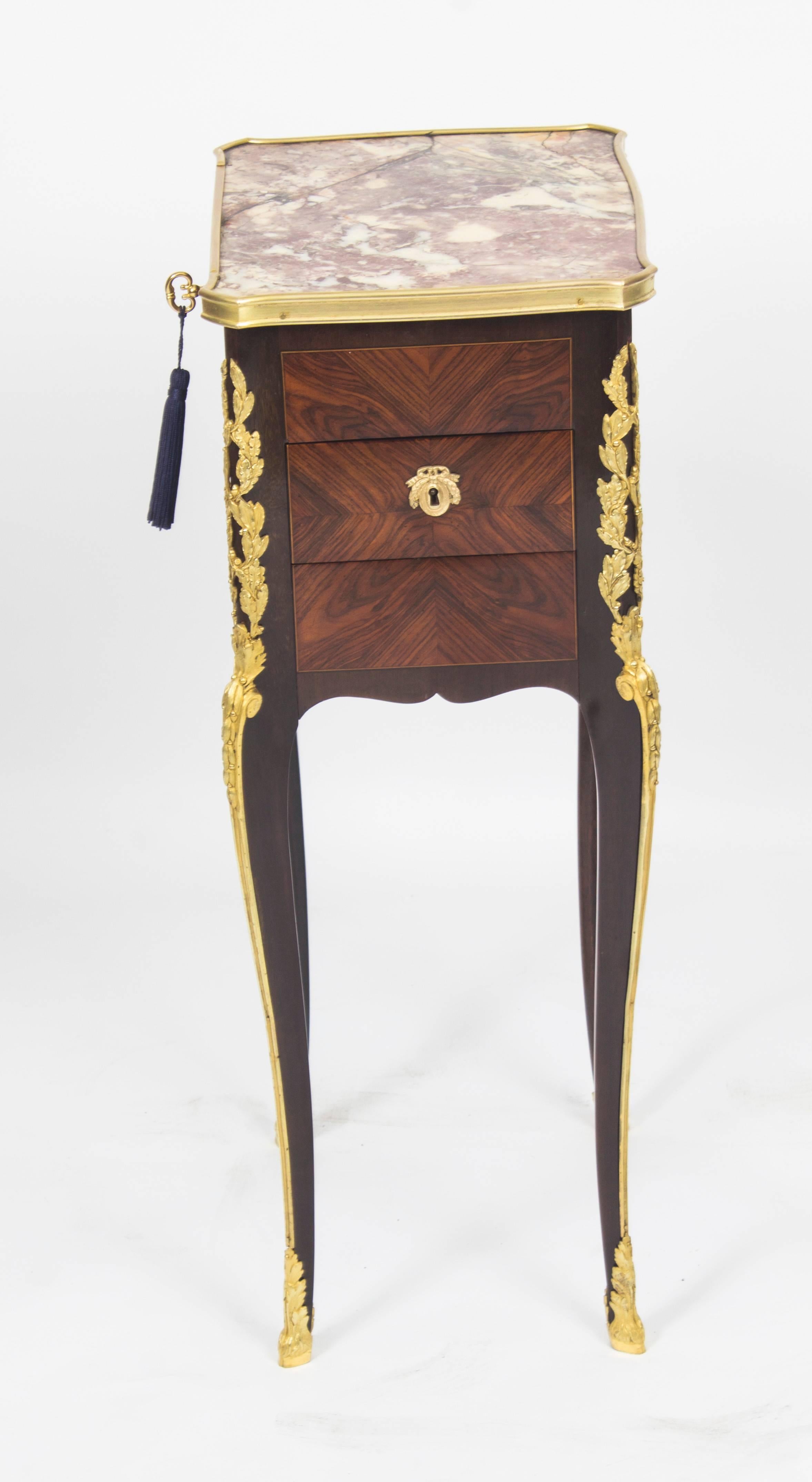 Antique Napoleon III Table en Chiffoniere G.Trollope & Sons, 19th Century 1