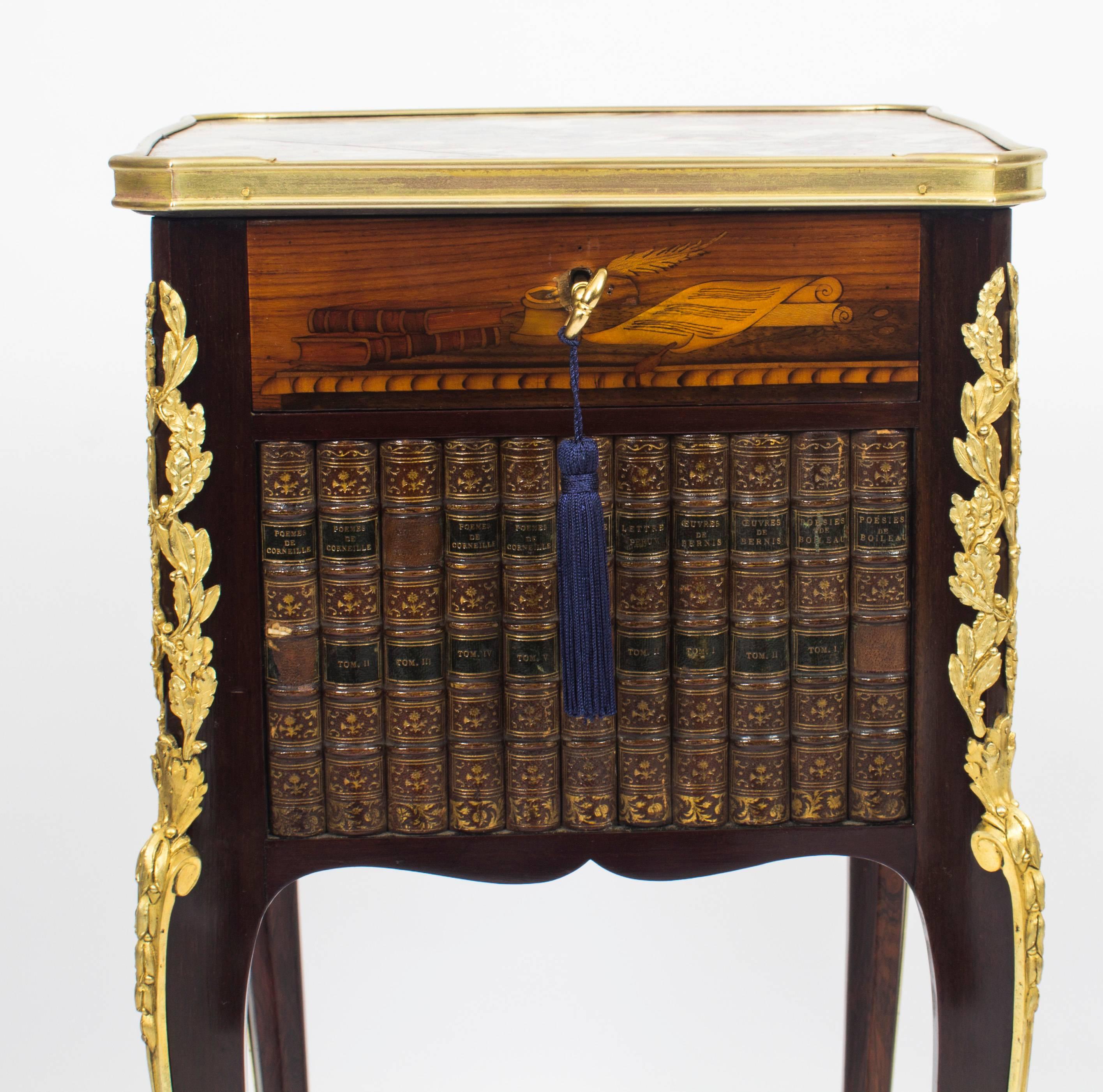 Mid-19th Century Antique Napoleon III Table en Chiffoniere G.Trollope & Sons, 19th Century