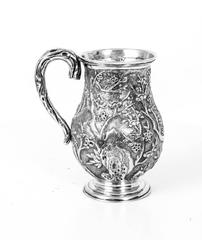Antique Chinese Wang Hing Silver Mug