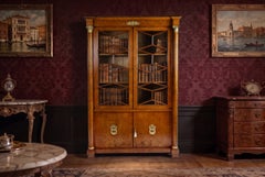 Antique French Charles X Librería de Arce y Ormolu Siglo XIX