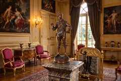 Antico riccio in bronzo di Charles Anfrie del XIX secolo