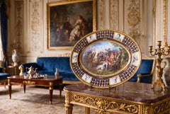 Antique French Sevres Oval Porcelain Dish, Late 18th Century