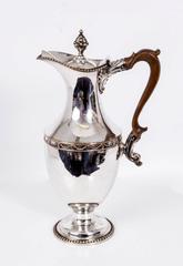 Antique George III Old Sheffield Claret Jug on Stand, circa 1780