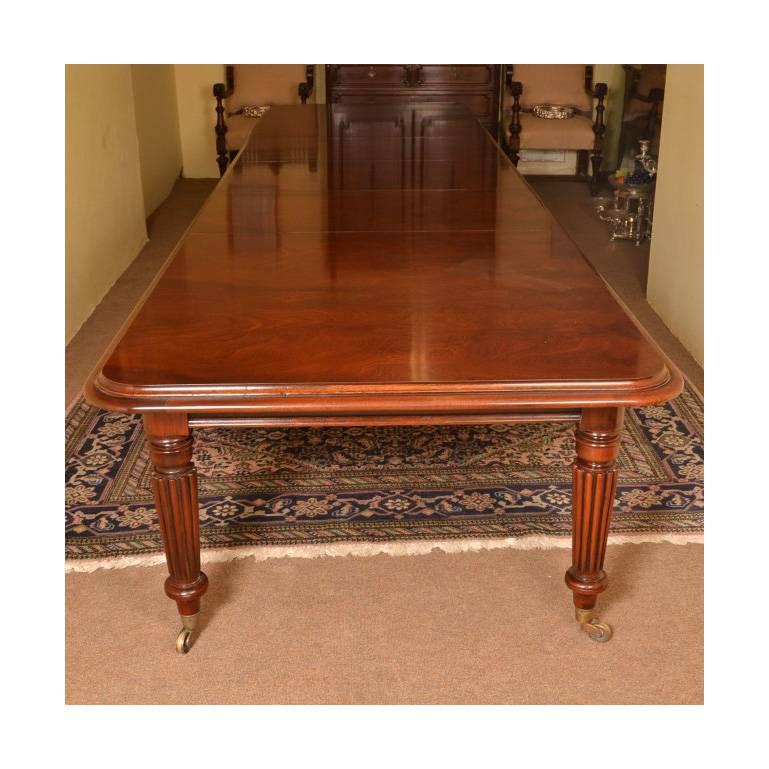 Vintage Victorian Dining Conference Table Mahogany In Excellent Condition In London, GB