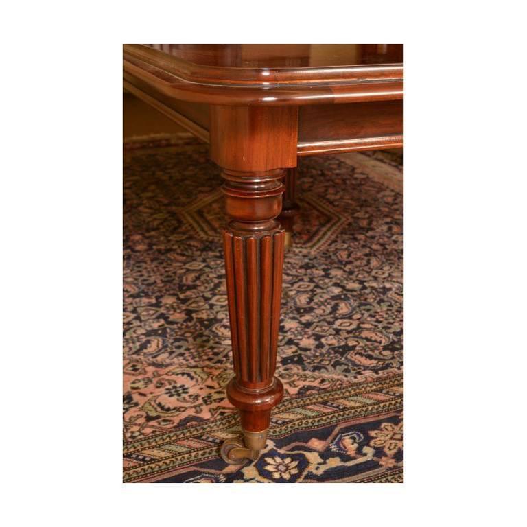 Vintage Victorian Dining Conference Table Mahogany at 1stdibs