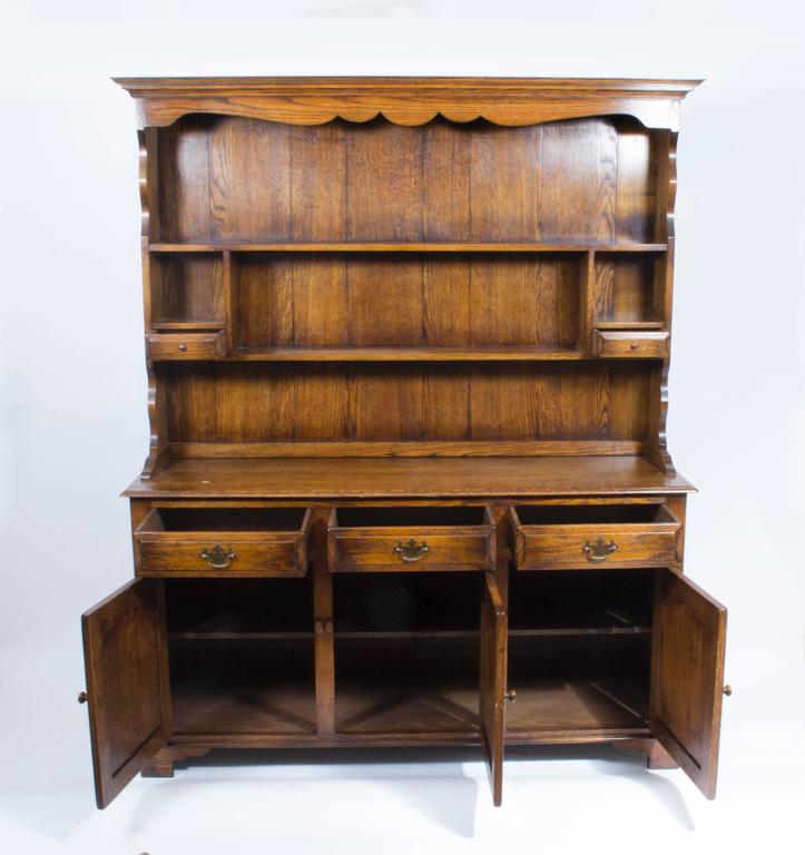 Vintage Welsh Oak Dresser Sideboard, Late 20th Century at