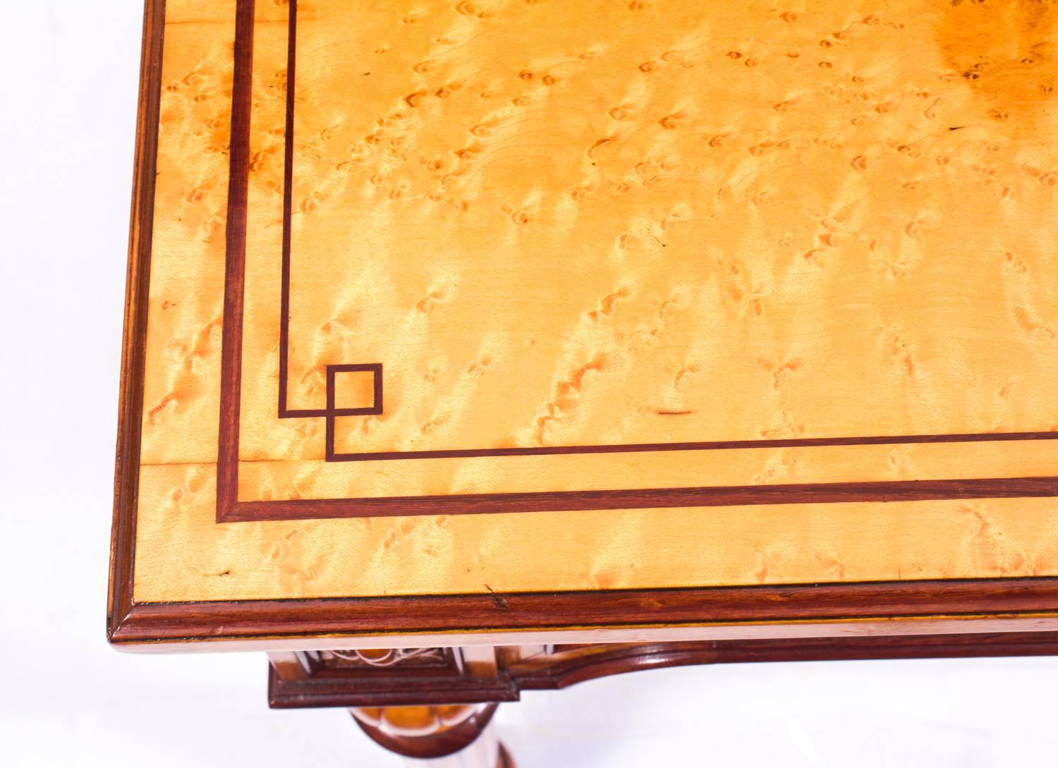 birds eye maple desk