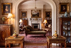 Pareja de jarrones antiguos en miniatura Royal Worcester William Ricketts Siglo XX