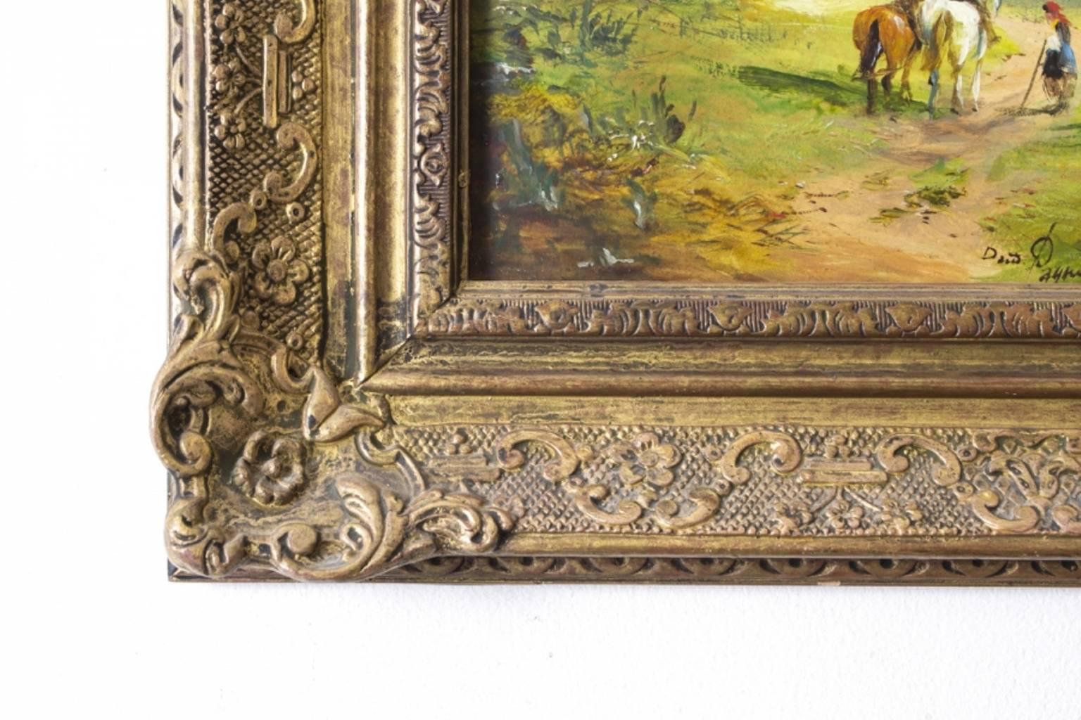Antique Oil Painting David Payne In Excellent Condition In London, GB
