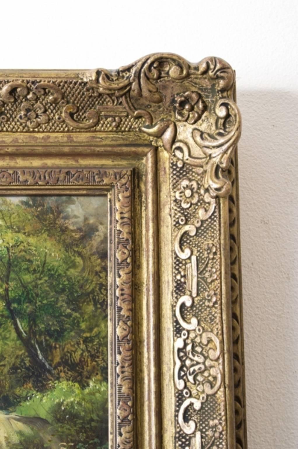 Antique Oil Painting David Payne 1