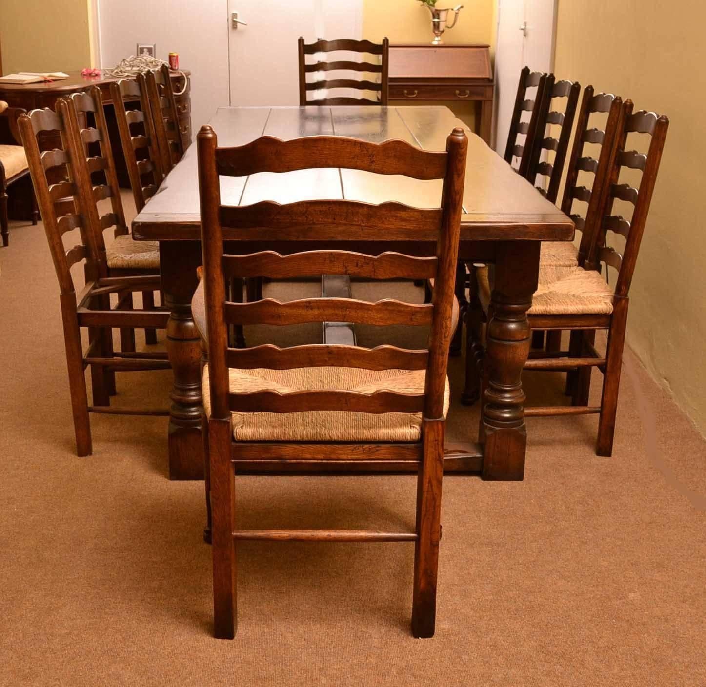 This new table has been hand crafted from solid oak in the Jacobean style using traditional methods in our workshops in Norfolk.

If the style, size or colour is not suitable for you we can hand craft a table to your requirements.

There is no