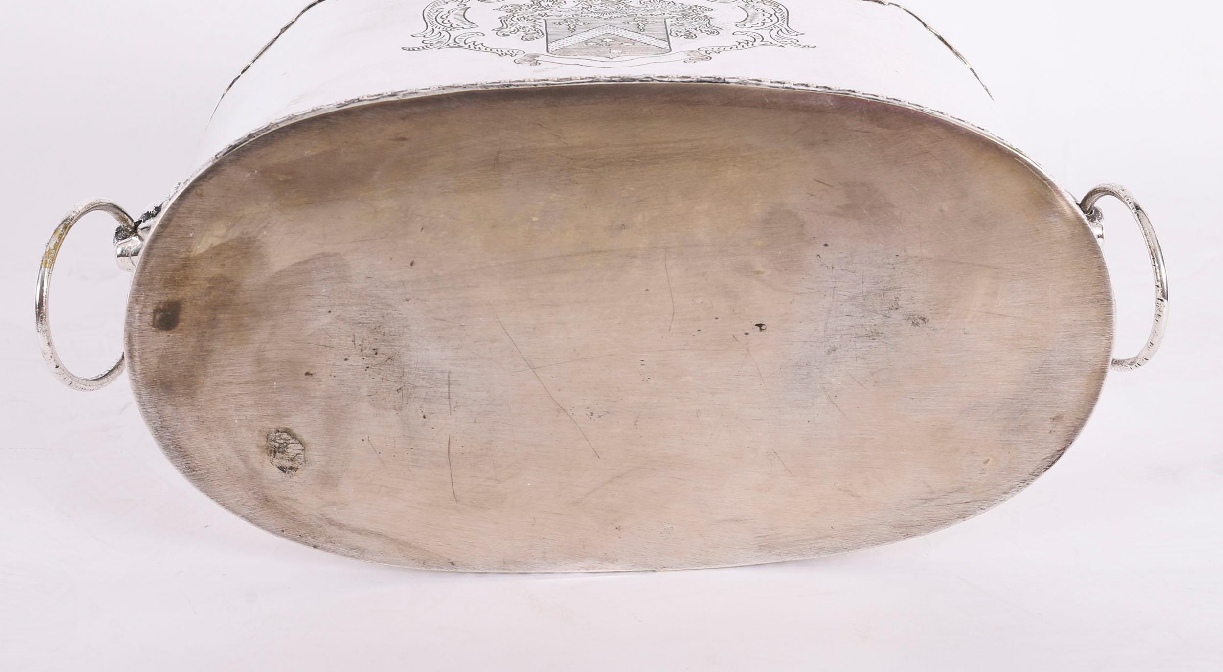 Antico refrigeratore per vino edoardiano in argento del XX secolo in vendita 5
