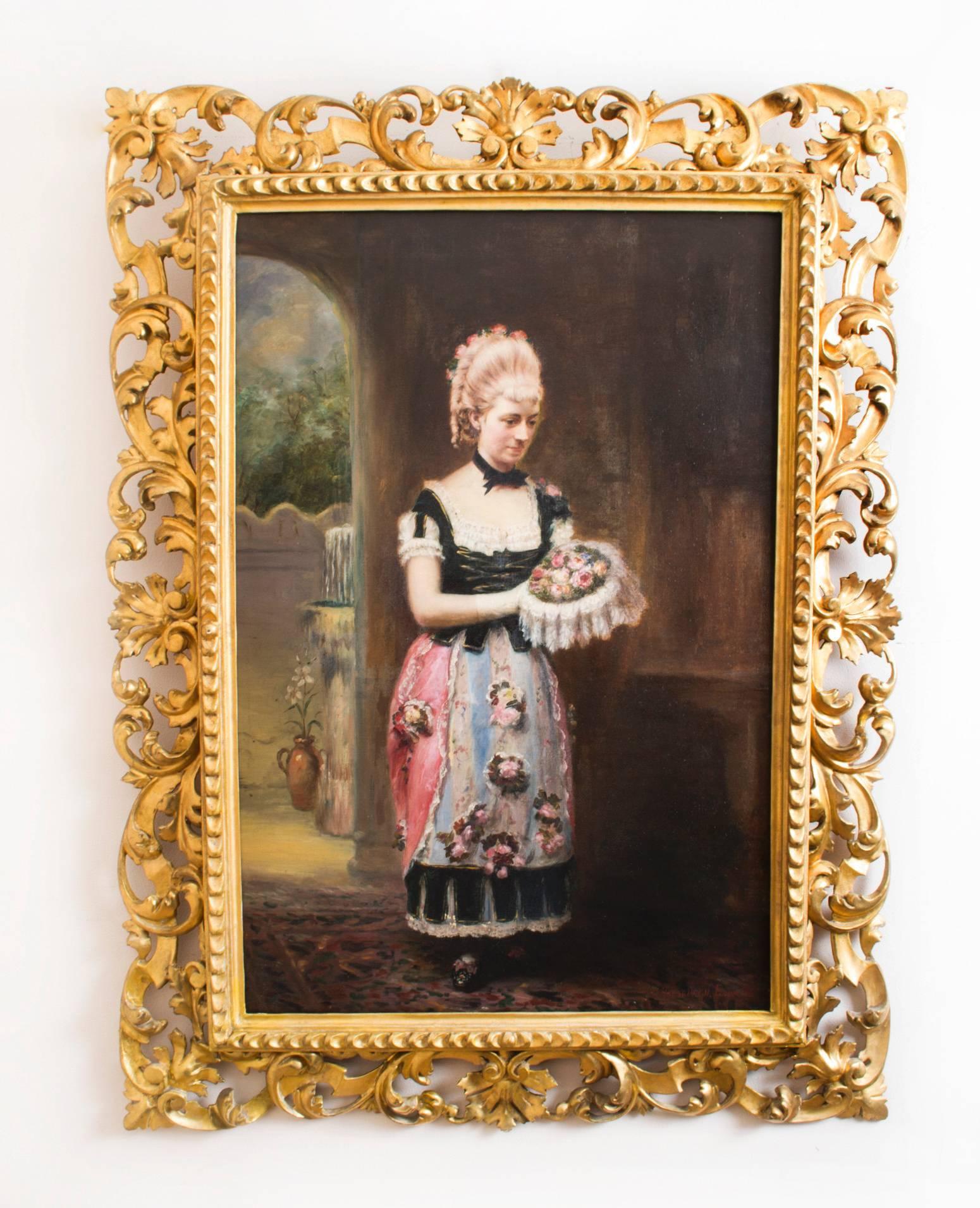 Antique Oil Painting John Horsburgh, 1881 3
