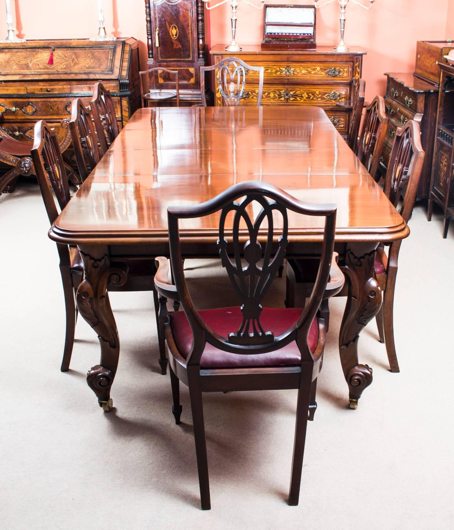 victorian table and chairs