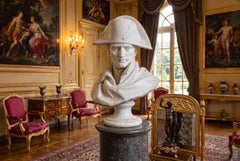 Fine Antique Napoleon Bonaparte Marble Bust & Pedestal Early 19th Century