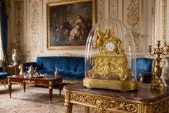 Antique French Sevres Ormolu Mantel Clock by Leroy Paris 19th Century