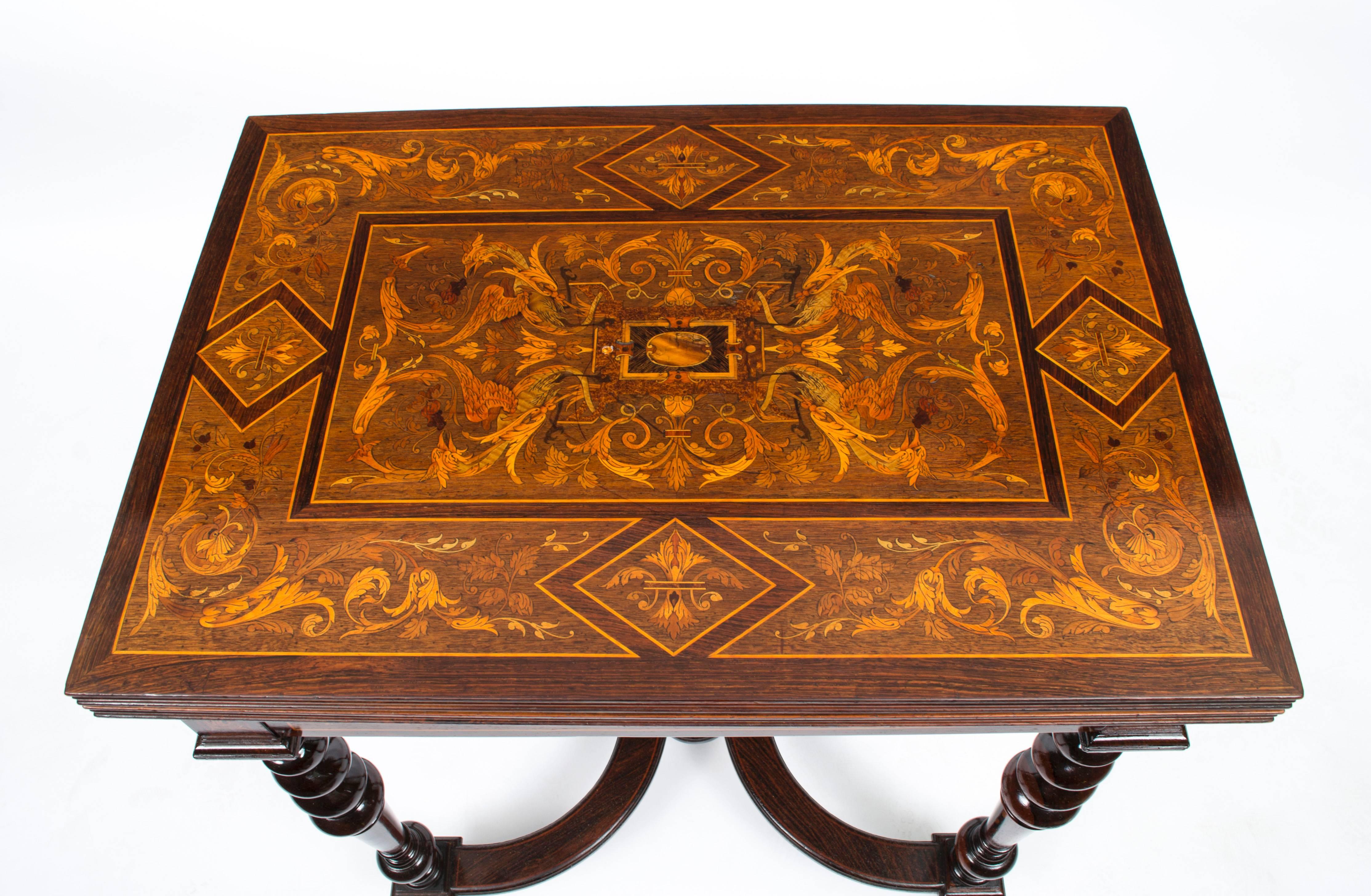 Antique French Card Games Table by Jeanselme, circa 1890 In Excellent Condition In London, GB