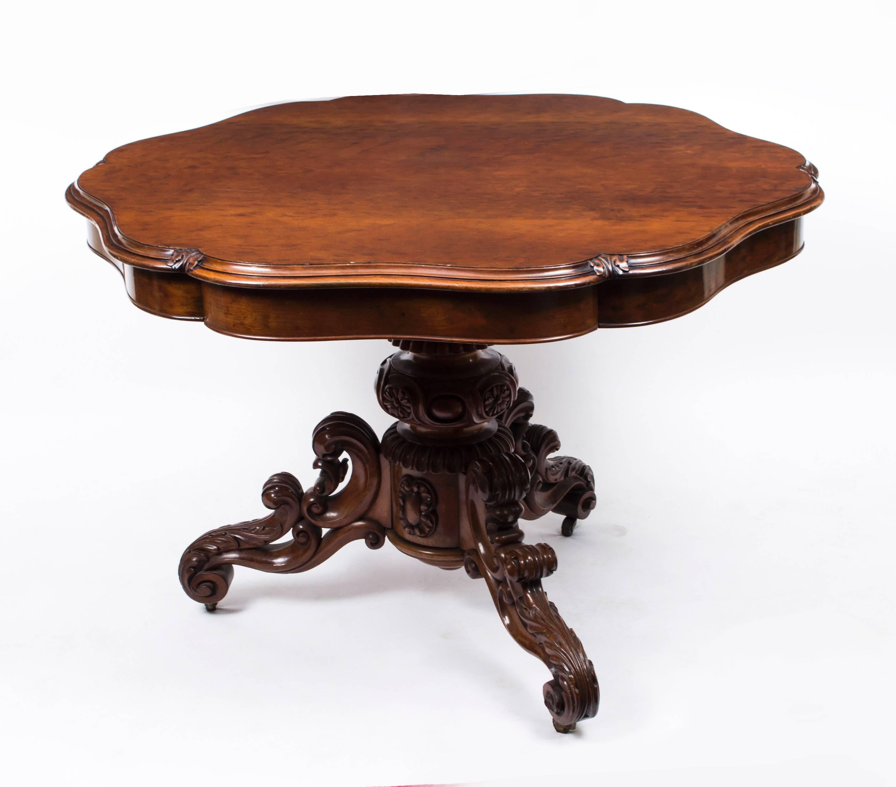 Antique French Gueridon Mahogany Centre Table, circa 1850 5