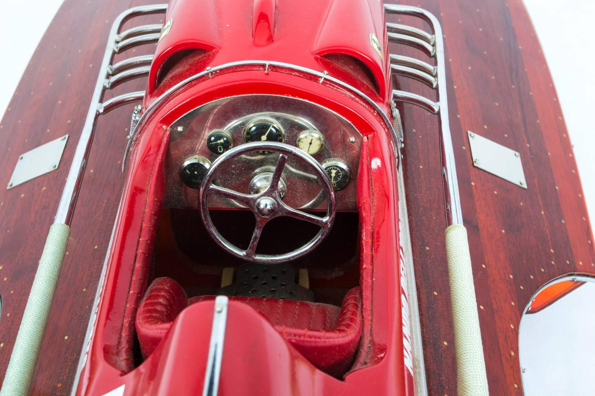 This is a superb Vintage model of a Ferrari Hydroplane, 1954. Its cars are adored on all corners of the globe and are seen as the ultimate status symbol for the rich and powerful.

But as these incredible pictures show, Ferrari is not just a