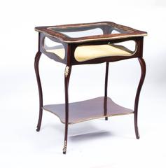 Antique Pair of French Marquetry Display Tables, circa 1880