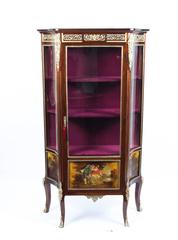19th Century French Vernis Martin Display Cabinet