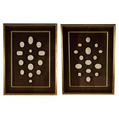 Antique Pair Box Framed Grand Tour Giovanni Liberotti Intaglios 19 th Century