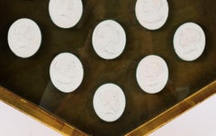 Antique Collection Framed Grand Tour Classical Intaglios Early 19th Century