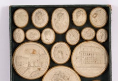 Antique Set Plaster Grand Tour Intaglios Pietro Bracci 18th Century
