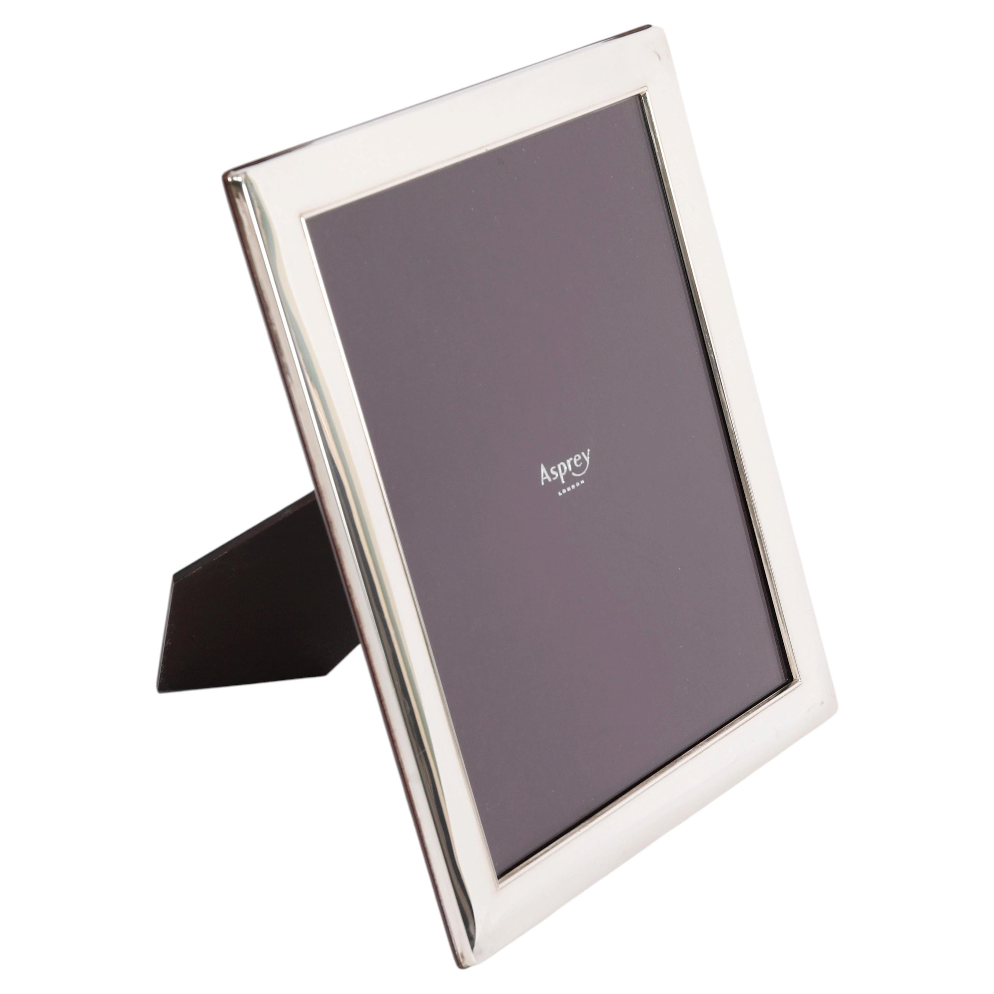 Superb Large Sterling Silver Photo Frame Asprey & Garrard London 2014 30x25cm For Sale