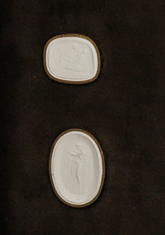 Antique Framed Collection Grand Tour Classical Intaglios Early 19th C