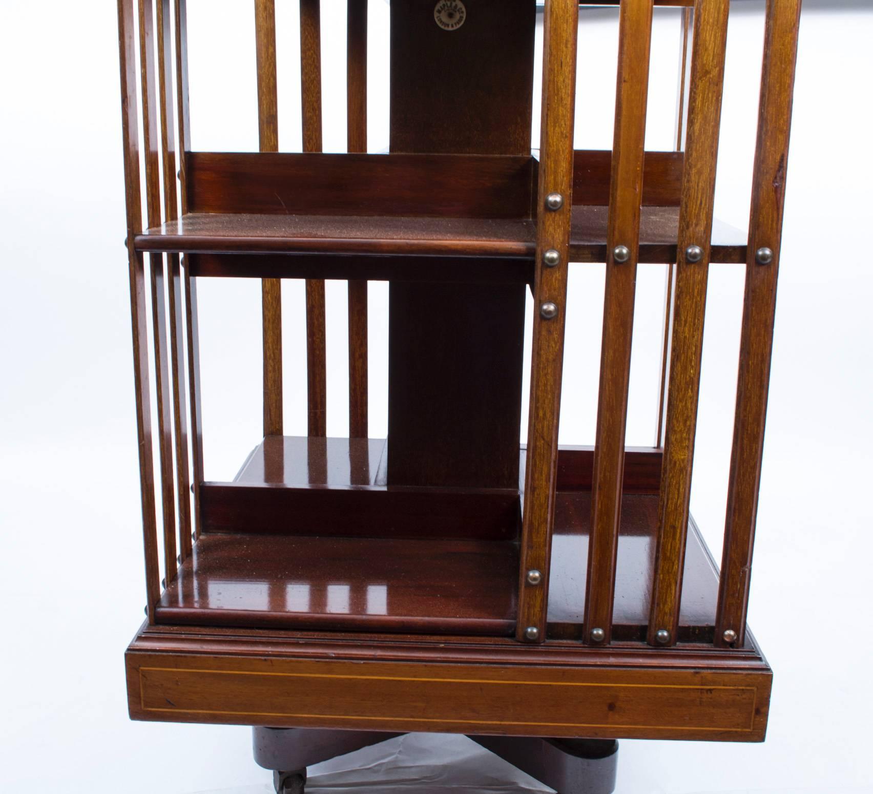 antique revolving bookcase for sale