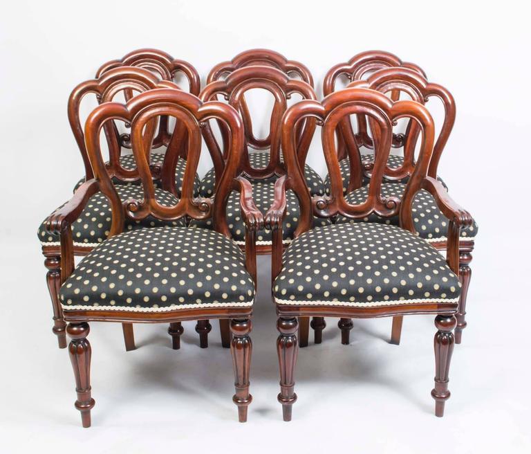 Antique Edwardian Dining Table Eight Chairs, circa 1900 at 1stDibs | edwardian dining table and ...