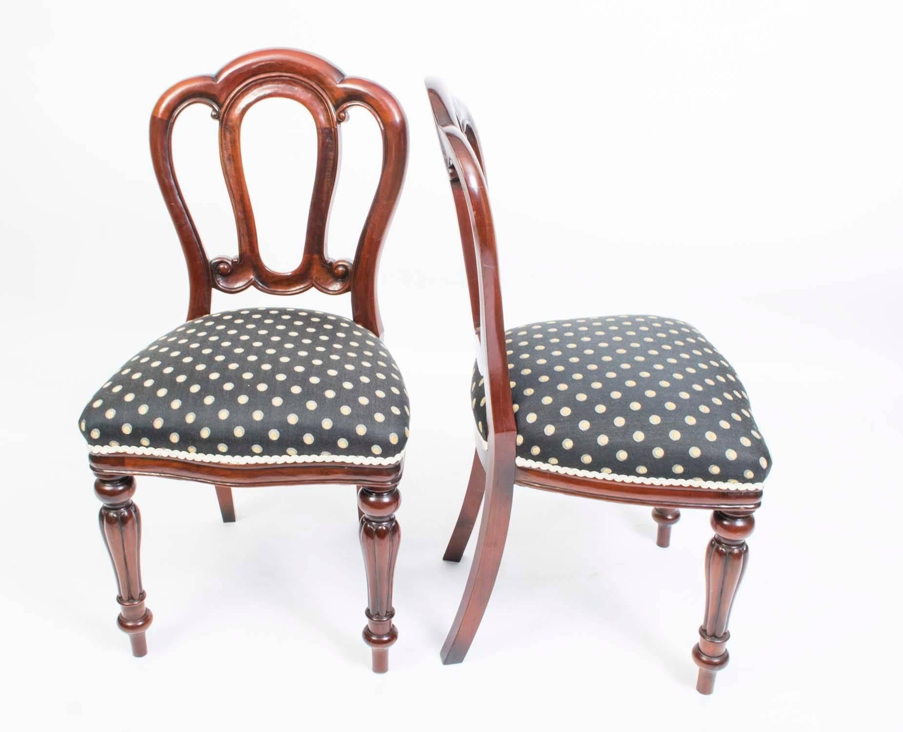 Antique Edwardian Dining Table Eight Chairs, circa 1900 1
