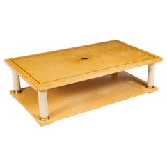 Vintage Harrods Birdseye Maple Coffee Table 20th Century