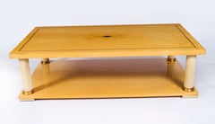 Vintage Harrods Birdseye Maple Coffee Table 20th Century