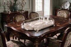 Antique Edwardian Silver Plated Gallery Tray by James Deakin 20th Century