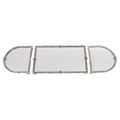 Antique French Silver Plated Mirrored Surtout de Table Plateau 19th Century