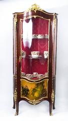 Antique French Vernis Martin Display Cabinet, circa 1910